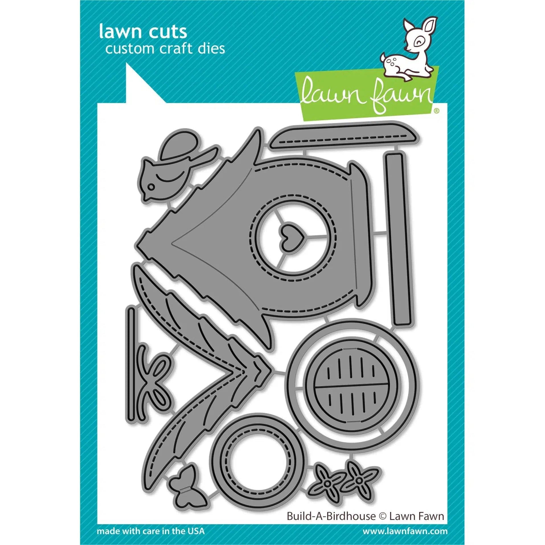 Lawn Fawn - Lawn Cuts - Build-A-Birdhouse-ScrapbookPal