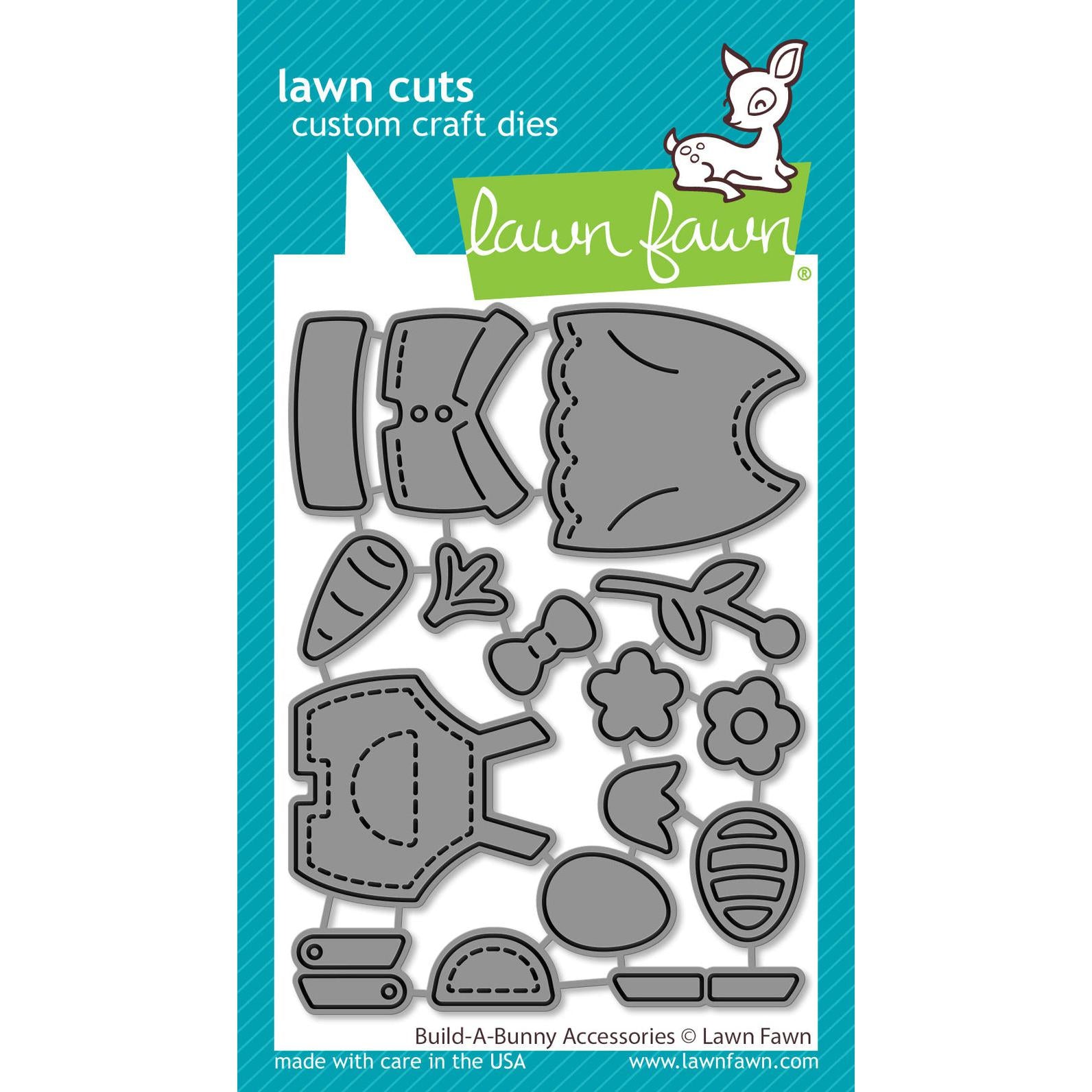 Lawn Fawn - Lawn Cuts - Build-A-Bunny Accessories-ScrapbookPal