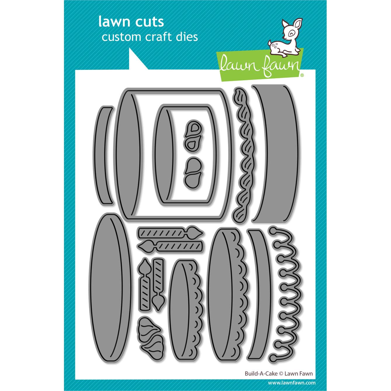Lawn Fawn - Lawn Cuts - Build-A-Cake-ScrapbookPal