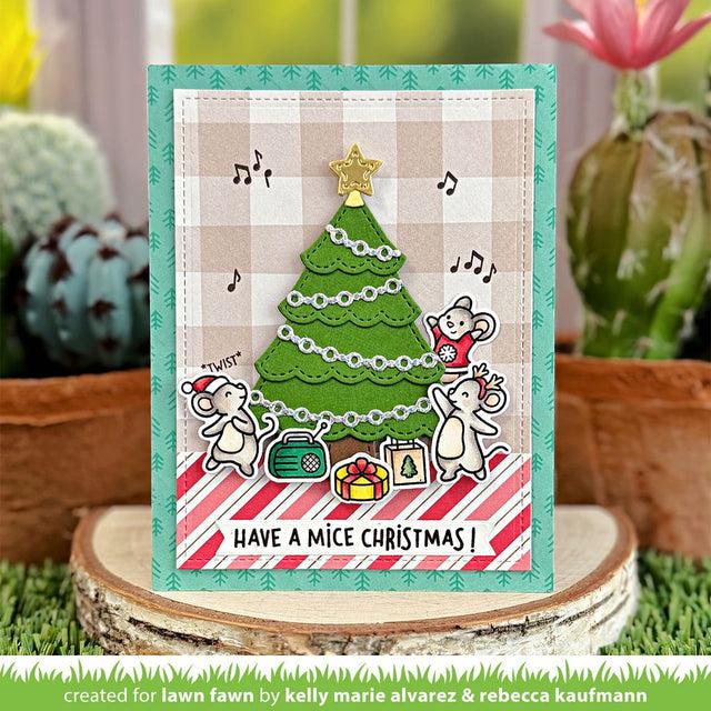 Lawn Fawn - Lawn Cuts - Build-A-Christmas Tree-ScrapbookPal