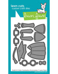 Lawn Fawn - Lawn Cuts - Build-A-Critter Graduation Accessories-ScrapbookPal