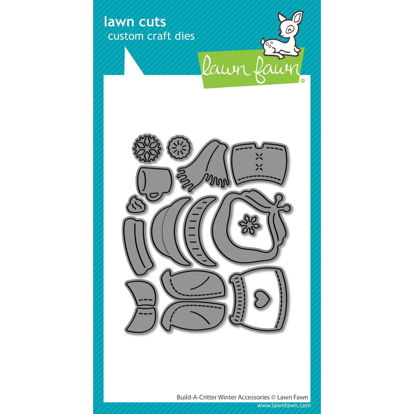 Lawn Fawn - Lawn Cuts - Build-A-Critter Winter Accessories-ScrapbookPal