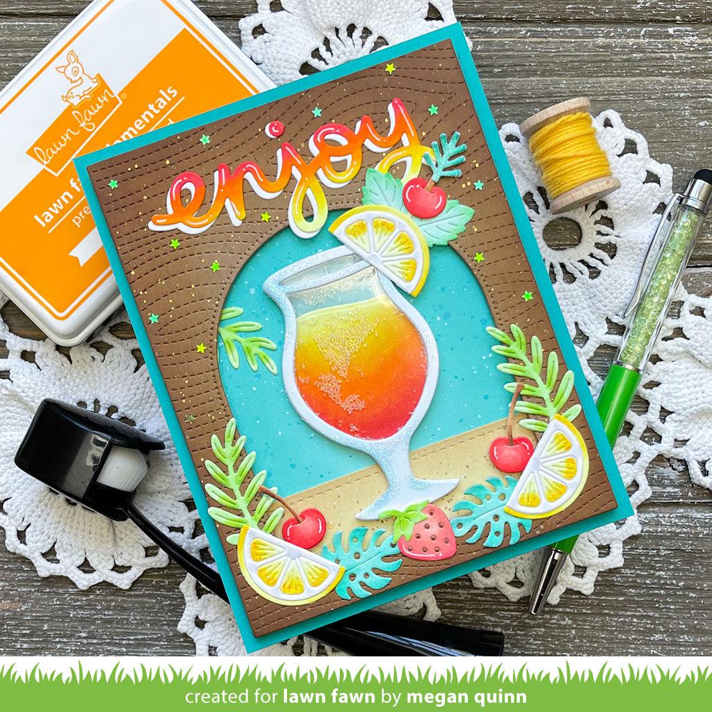 Lawn Fawn - Lawn Cuts - Build-A-Drink Cocktail Add-On-ScrapbookPal