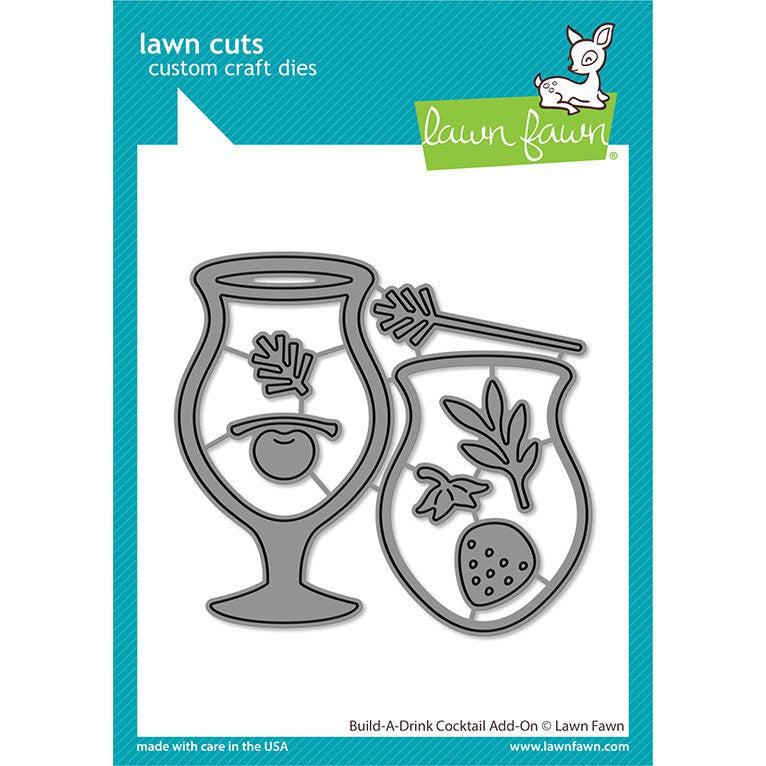 Lawn Fawn - Lawn Cuts - Build-A-Drink Cocktail Add-On-ScrapbookPal