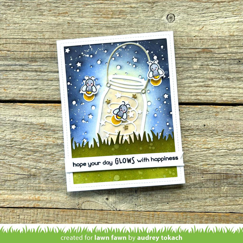 Lawn Fawn - Lawn Cuts - Build-A-Drink Mason Jar Add-On: Lantern-ScrapbookPal