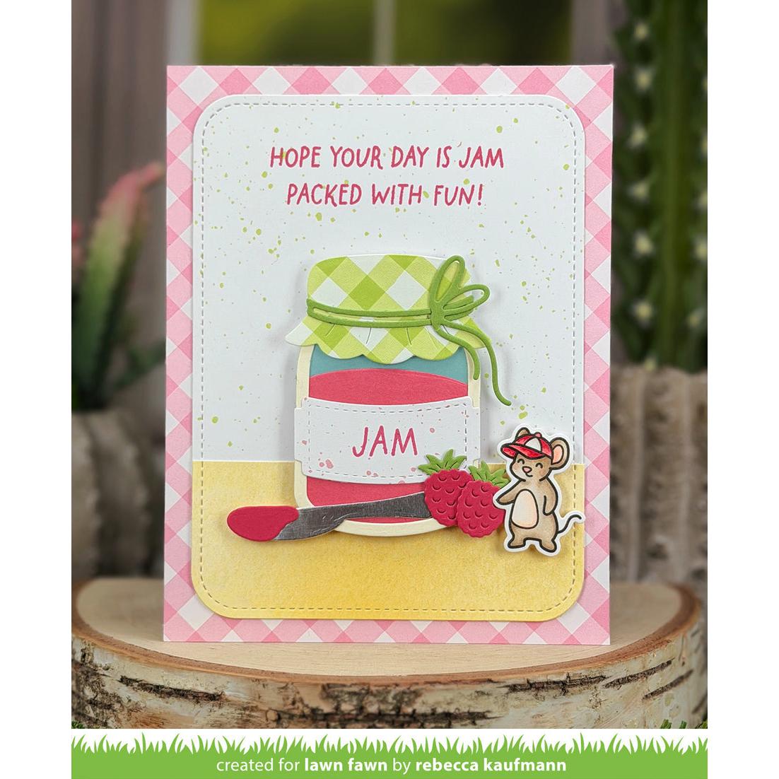 Lawn Fawn - Lawn Cuts - Build-A-Drink Mason Jar Jam and Honey Add-On-ScrapbookPal