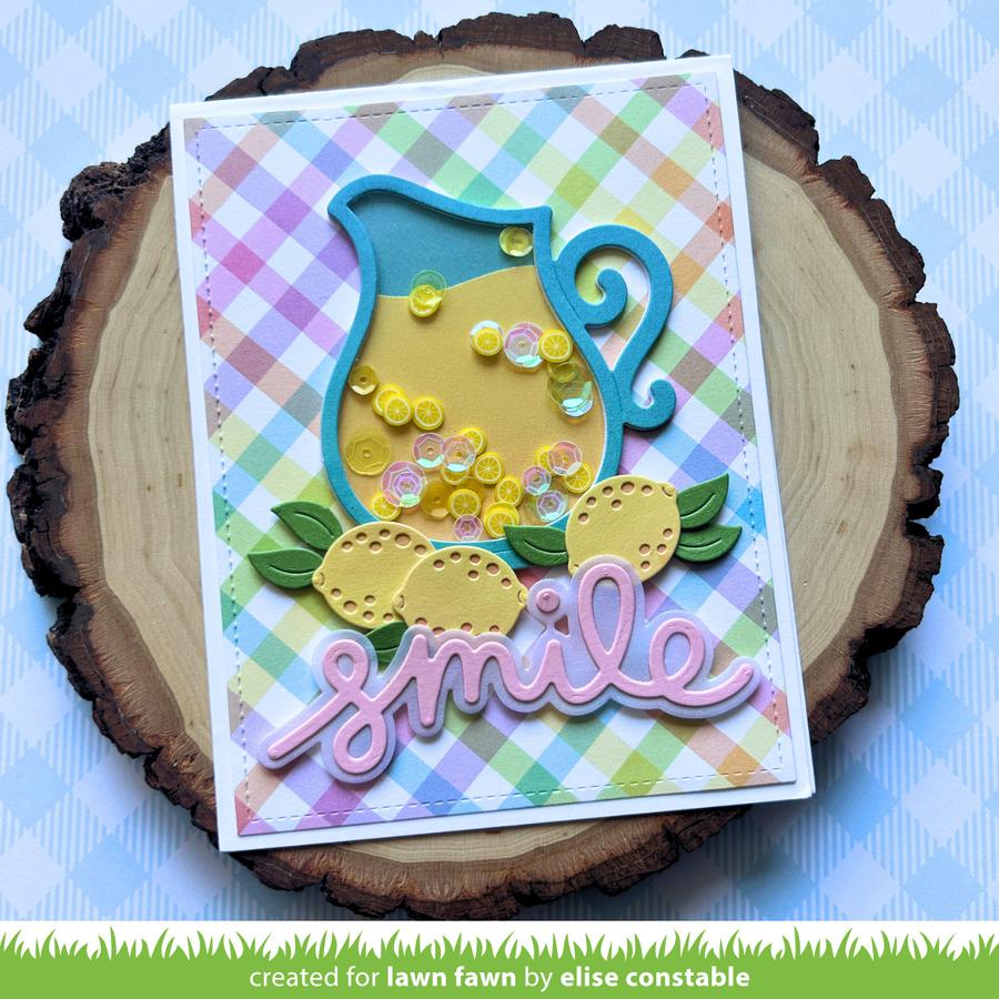 Lawn Fawn - Lawn Cuts - Build-A-Drink Pitcher-ScrapbookPal