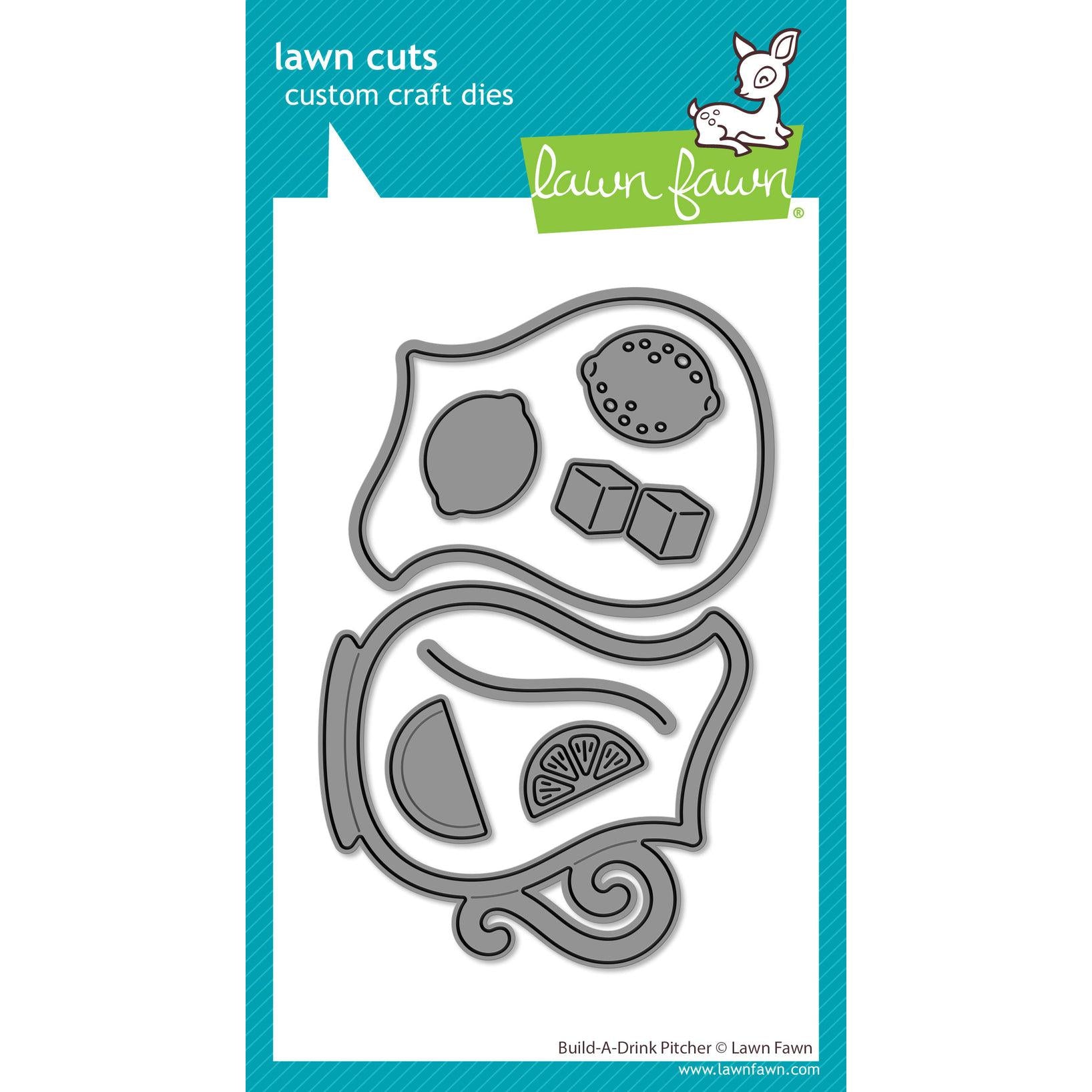 Lawn Fawn - Lawn Cuts - Build-A-Drink Pitcher-ScrapbookPal
