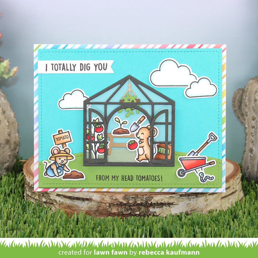 Lawn Fawn - Lawn Cuts - Build-A-Greenhouse-ScrapbookPal