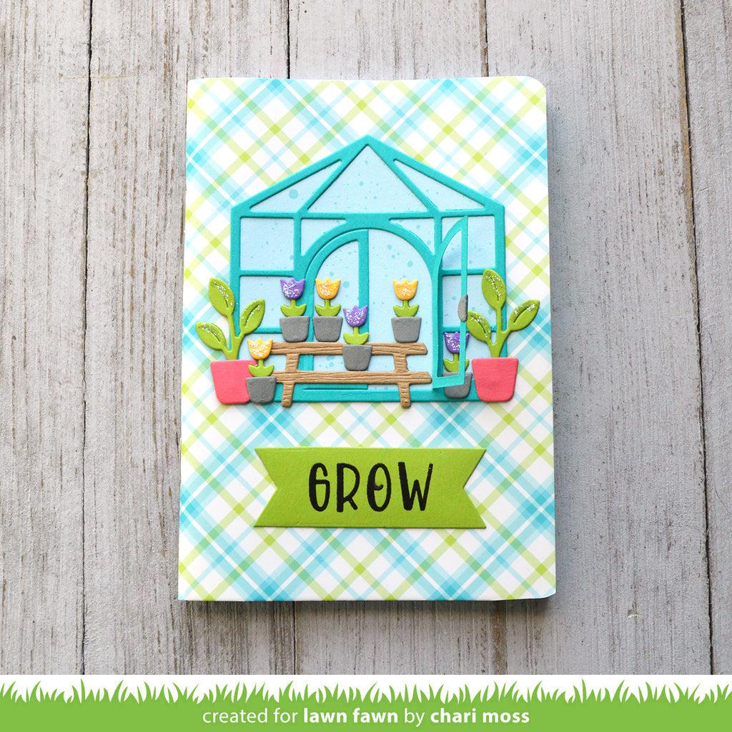 Lawn Fawn - Lawn Cuts - Build-A-Greenhouse-ScrapbookPal