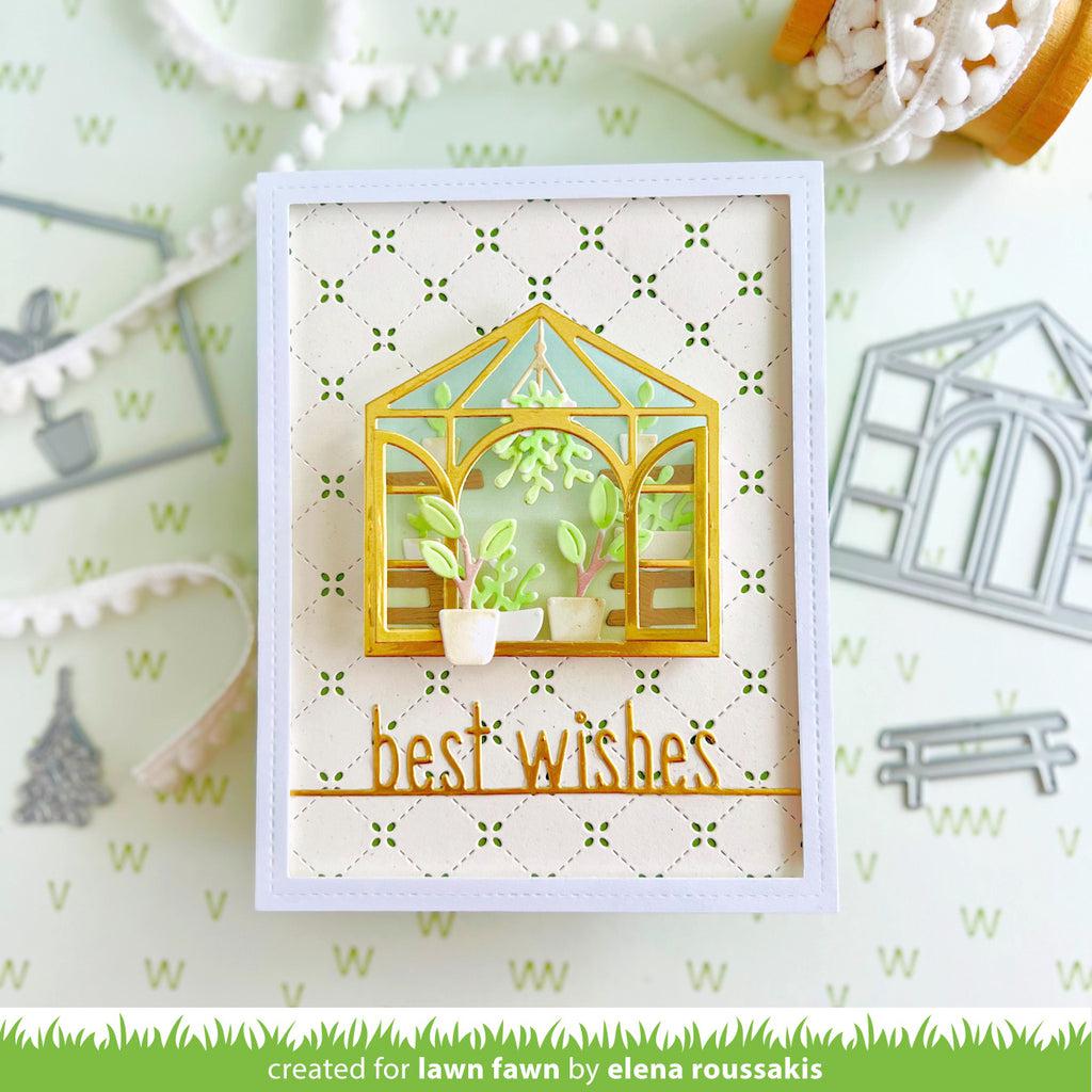 Lawn Fawn - Lawn Cuts - Build-A-Greenhouse - Scratch &amp; Dent-ScrapbookPal