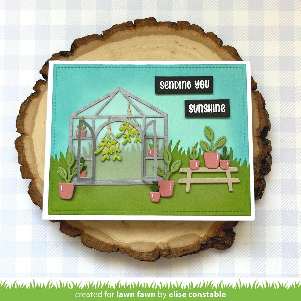 Lawn Fawn - Lawn Cuts - Build-A-Greenhouse - Scratch &amp; Dent-ScrapbookPal