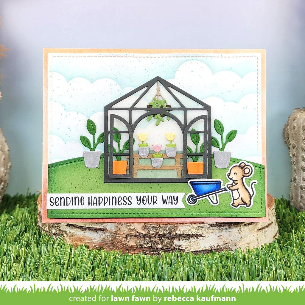 Lawn Fawn - Lawn Cuts - Build-A-Greenhouse - Scratch &amp; Dent-ScrapbookPal