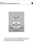 Lawn Fawn - Lawn Cuts - Build-A-House Spring Add-On-ScrapbookPal