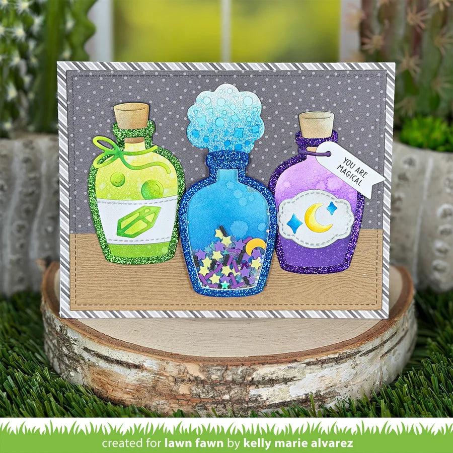 Lawn Fawn - Lawn Cuts - Build-A-Potion Bottle-ScrapbookPal