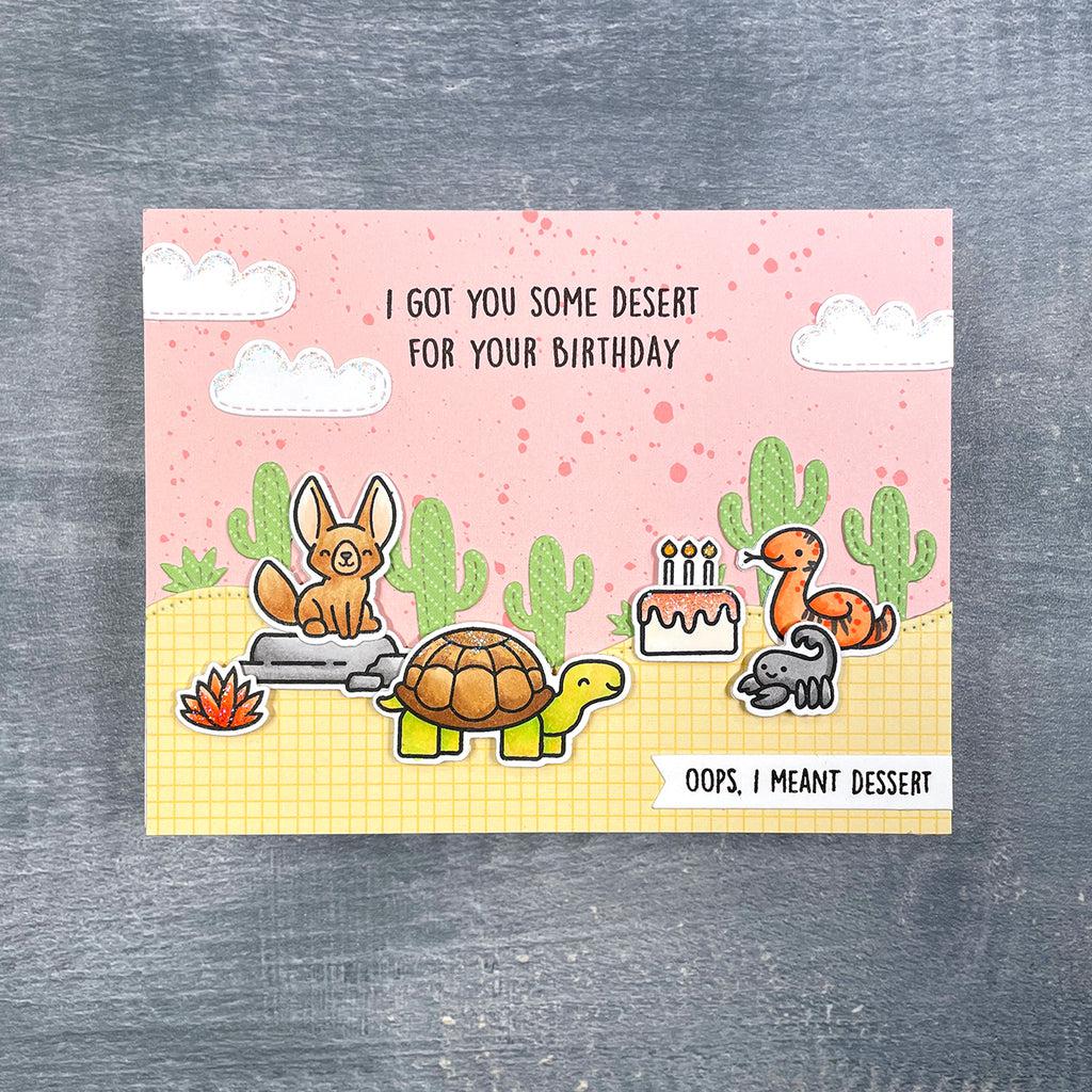 Lawn Fawn - Lawn Cuts - Cactus Hillside Border-ScrapbookPal