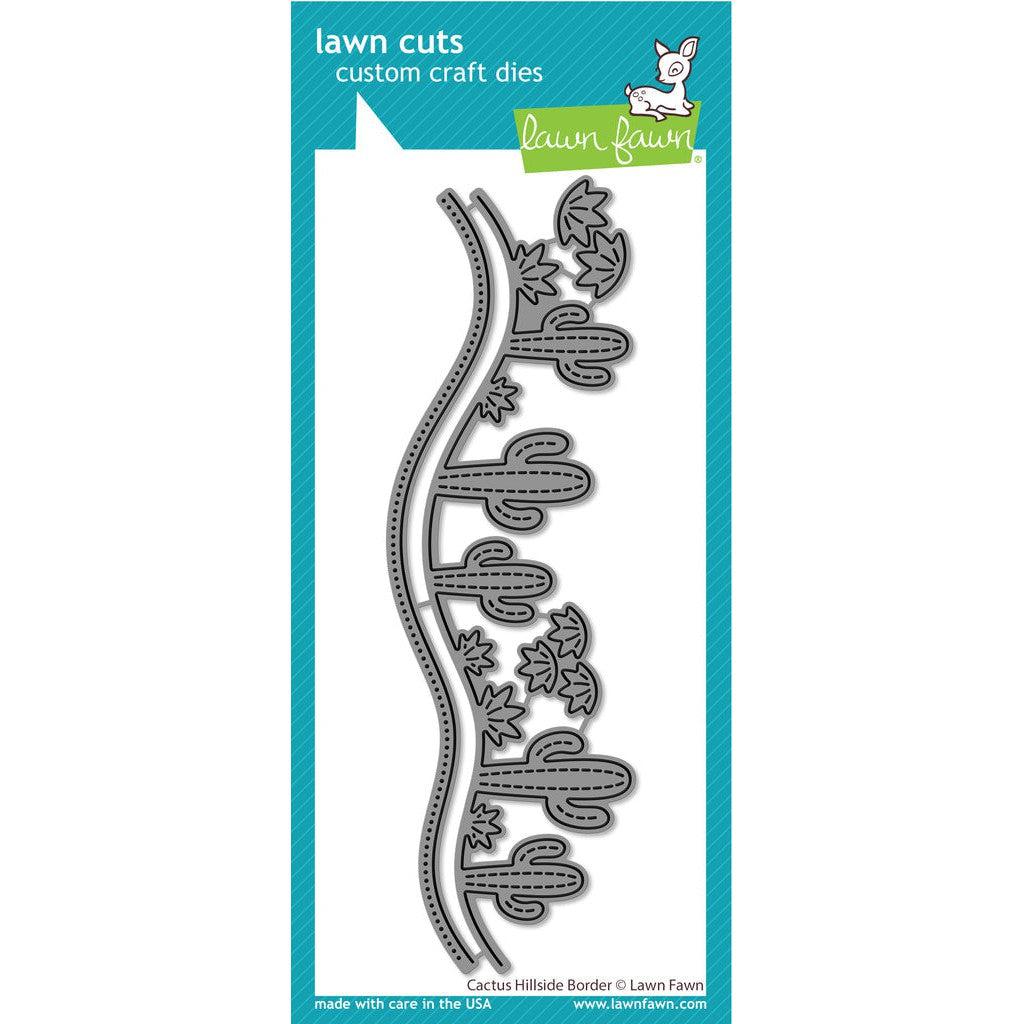 Lawn Fawn - Lawn Cuts - Cactus Hillside Border-ScrapbookPal