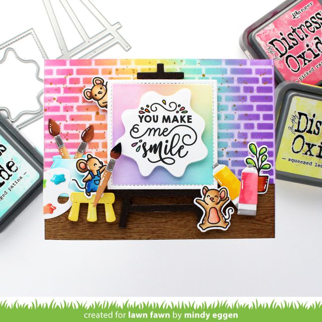 Lawn Fawn - Lawn Cuts - Canvas And Easel-ScrapbookPal