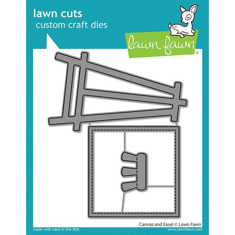 Lawn Fawn - Lawn Cuts - Canvas And Easel-ScrapbookPal