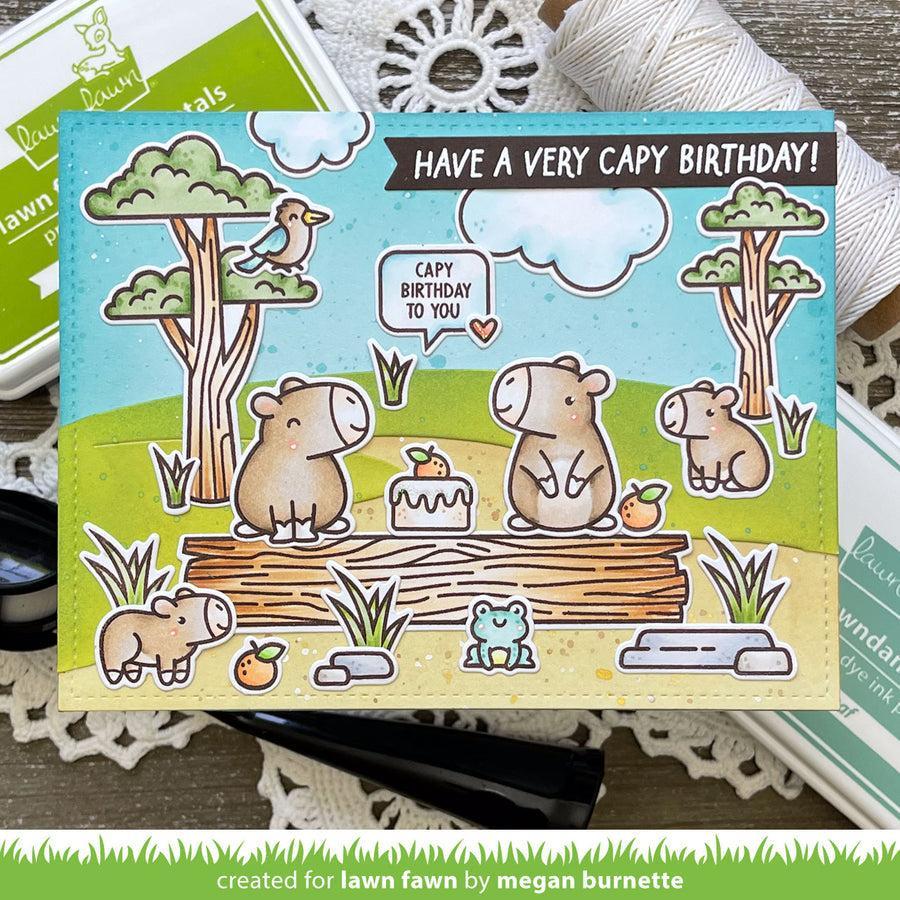 Lawn Fawn - Coloring Stencils - Capybaras!-ScrapbookPal