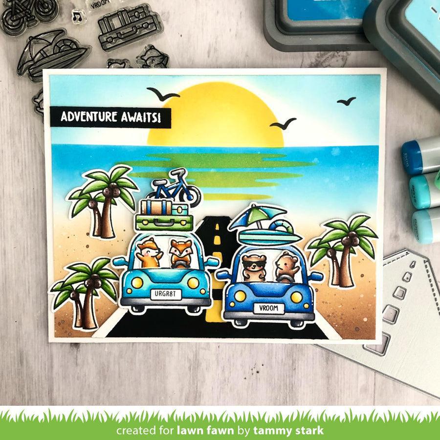 Lawn Fawn - Lawn Cuts - Car Critters Road Trip Add-On-ScrapbookPal
