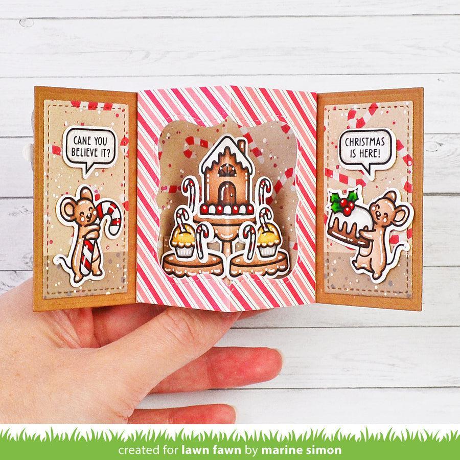 Lawn Fawn - Lawn Cuts - Center Picture Window Card Holiday Add-on-ScrapbookPal