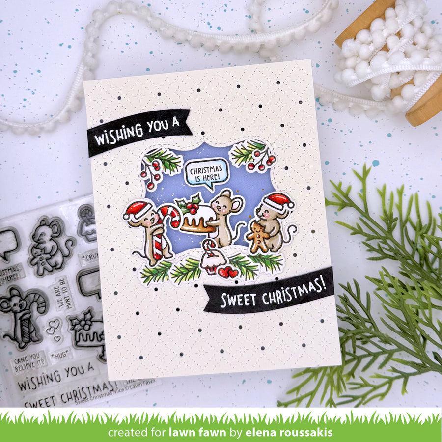 Lawn Fawn - Lawn Cuts - Center Picture Window Card Holiday Add-on-ScrapbookPal