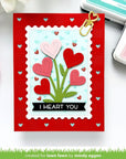 Lawn Fawn - Lawn Cuts - Checkered Hearts Backdrop: Portrait-ScrapbookPal