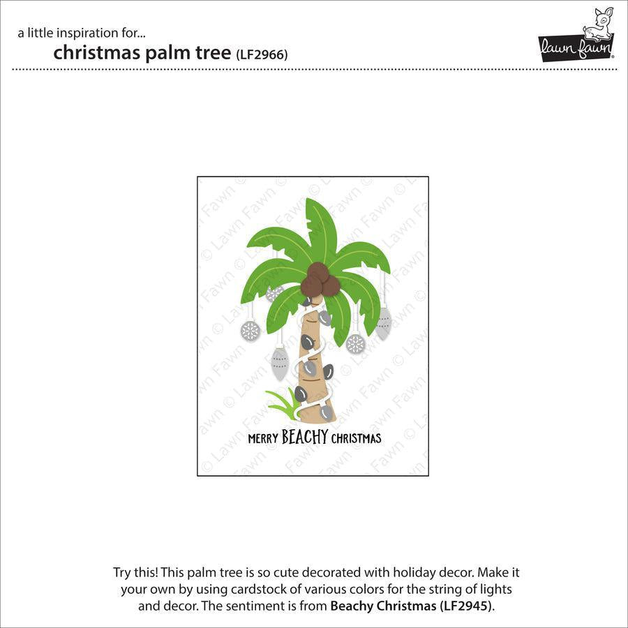 Lawn Fawn - Lawn Cuts - Christmas Palm Tree-ScrapbookPal