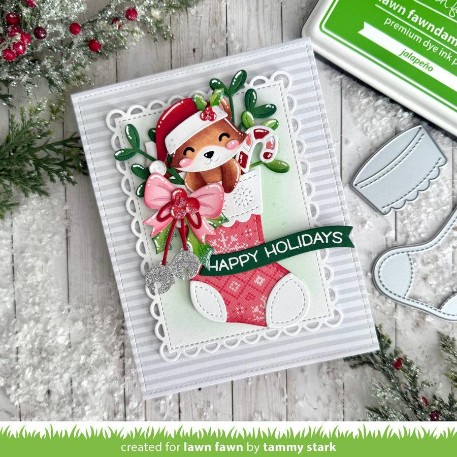 Lawn Fawn - Lawn Cuts - Christmas Stocking-ScrapbookPal