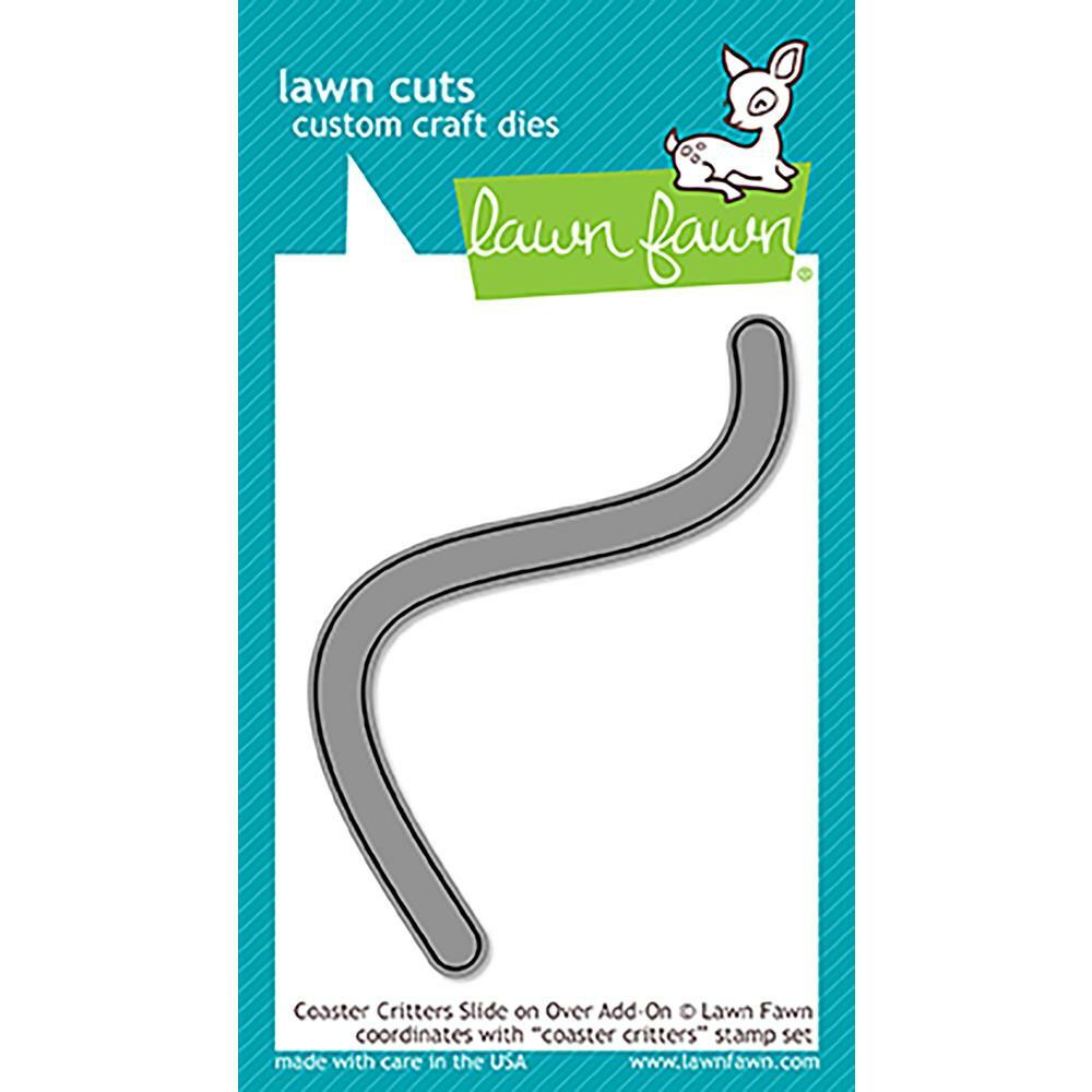 Lawn Fawn - Lawn Cuts - Coaster Critters Slide on Over Add-On-ScrapbookPal