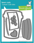Lawn Fawn - Lawn Cuts - Coffee Cup Gift Card Holder-ScrapbookPal