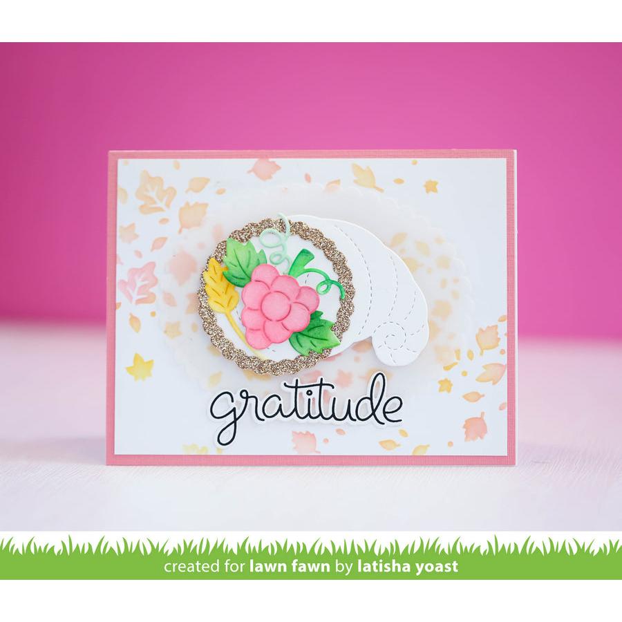 Lawn Fawn - Lawn Cuts - Cornucopia-ScrapbookPal
