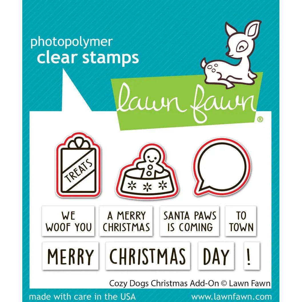 Lawn Fawn - Lawn Cuts - Cozy Dogs Christmas Add-On-ScrapbookPal