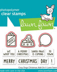 Lawn Fawn - Lawn Cuts - Cozy Dogs Christmas Add-On-ScrapbookPal