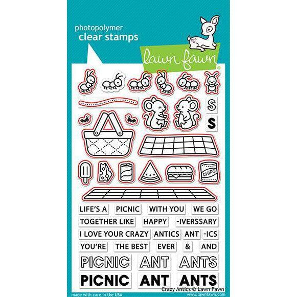 Lawn Fawn - Lawn Cuts - Crazy Antics-ScrapbookPal