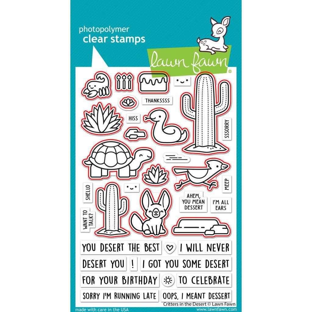 Lawn Fawn - Lawn Cuts - Critters In The Desert-ScrapbookPal