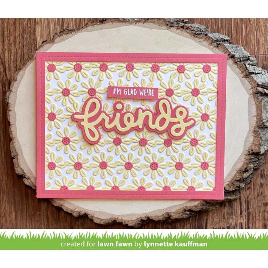 Lawn Fawn - Lawn Cuts - Daisy Border-ScrapbookPal