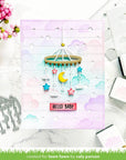 Lawn Fawn - Lawn Cuts - Dotted Moon and Stars Backdrop: Landscape-ScrapbookPal