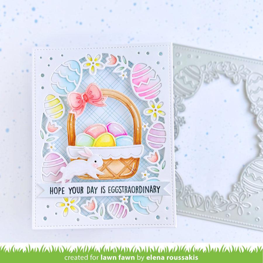 Lawn Fawn - Lawn Cuts - Easter Egg Backdrop-ScrapbookPal