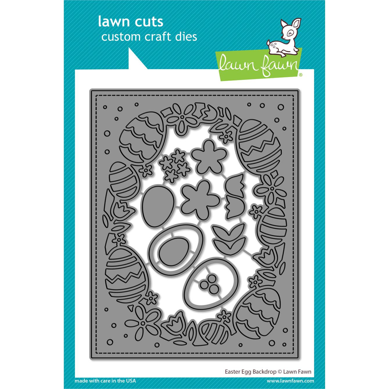 Lawn Fawn - Lawn Cuts - Easter Egg Backdrop-ScrapbookPal