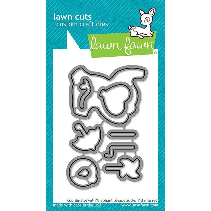 Lawn Fawn - Lawn Cuts - Elephant Parade Add-On-ScrapbookPal
