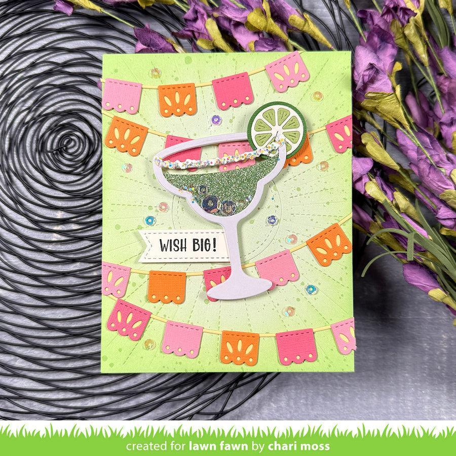 Lawn Fawn - Lawn Cuts - Fiesta Banner Border-ScrapbookPal