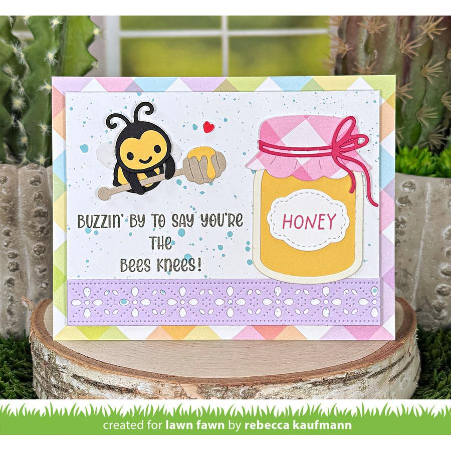 Lawn Fawn - Lawn Cuts - Folksy Petal Border-ScrapbookPal