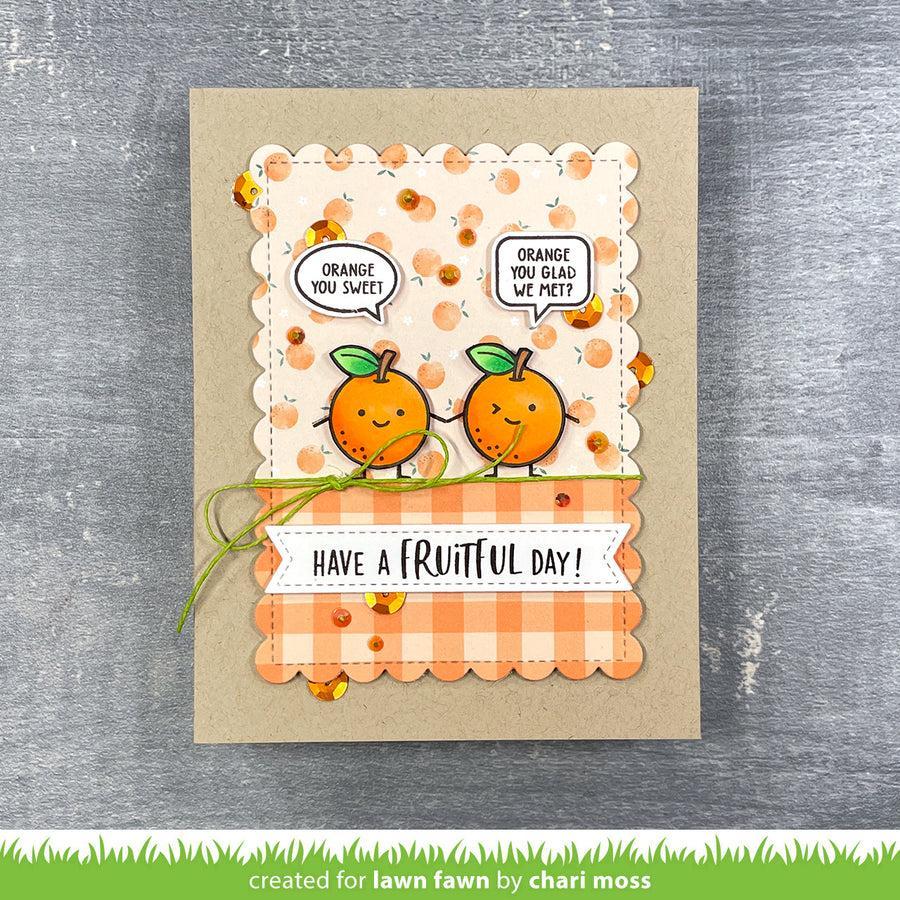 Lawn Fawn - Clear Stamps - Fruitful Friends-ScrapbookPal