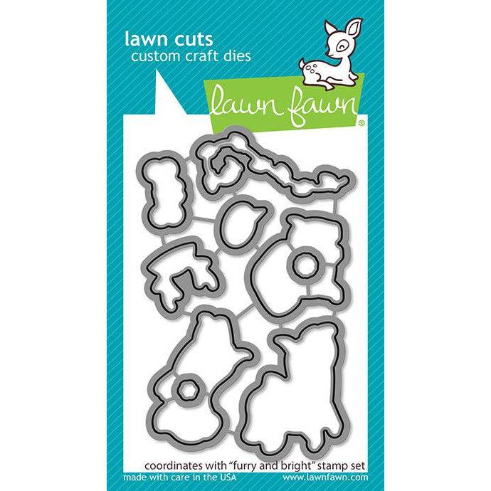 Lawn Fawn - Lawn Cuts - Furry And Bright-ScrapbookPal