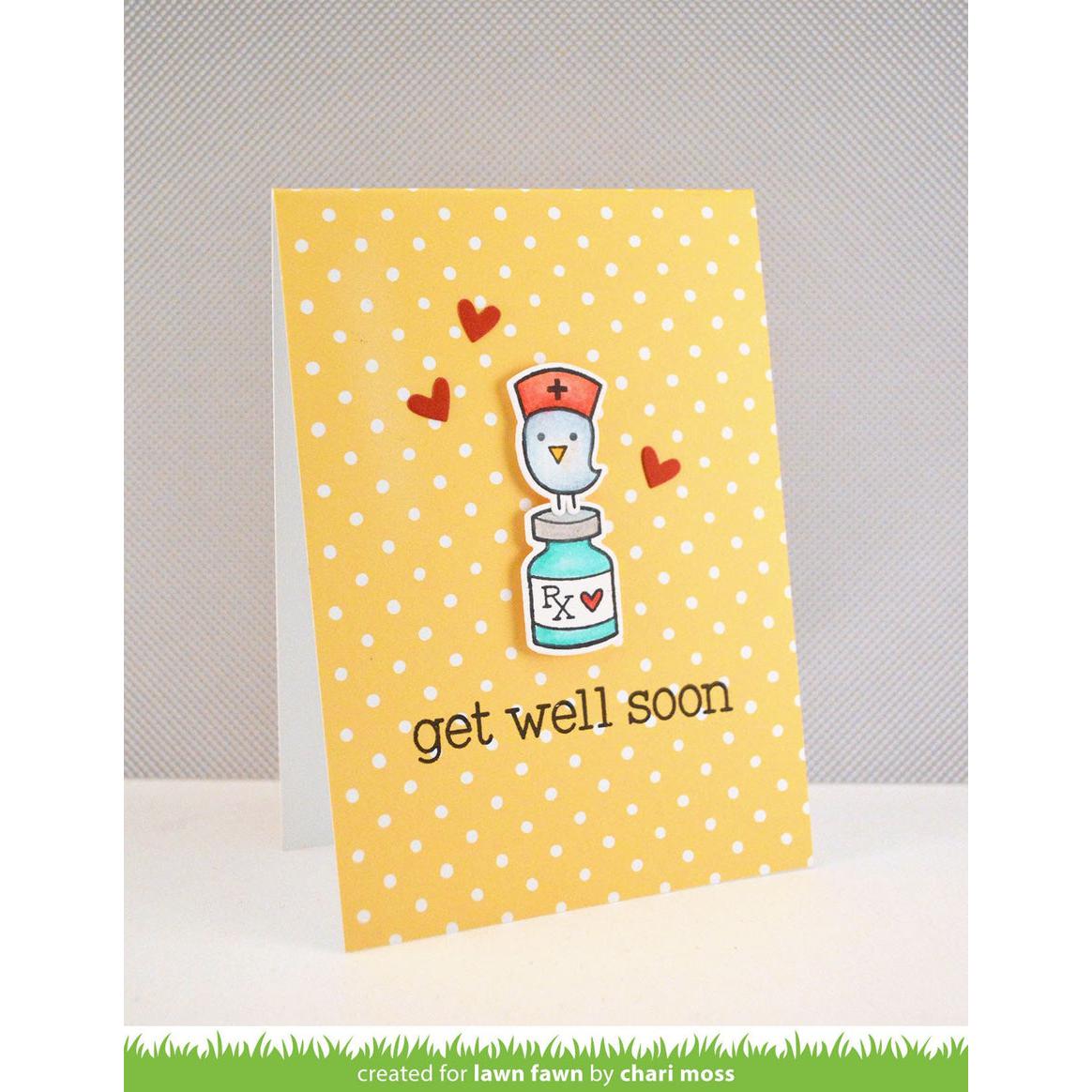 Lawn Fawn - Lawn Cuts - Get Well Soon-ScrapbookPal