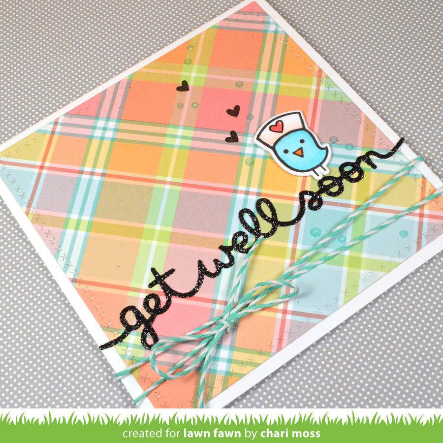 Lawn Fawn - Lawn Cuts - Get Well Soon-ScrapbookPal