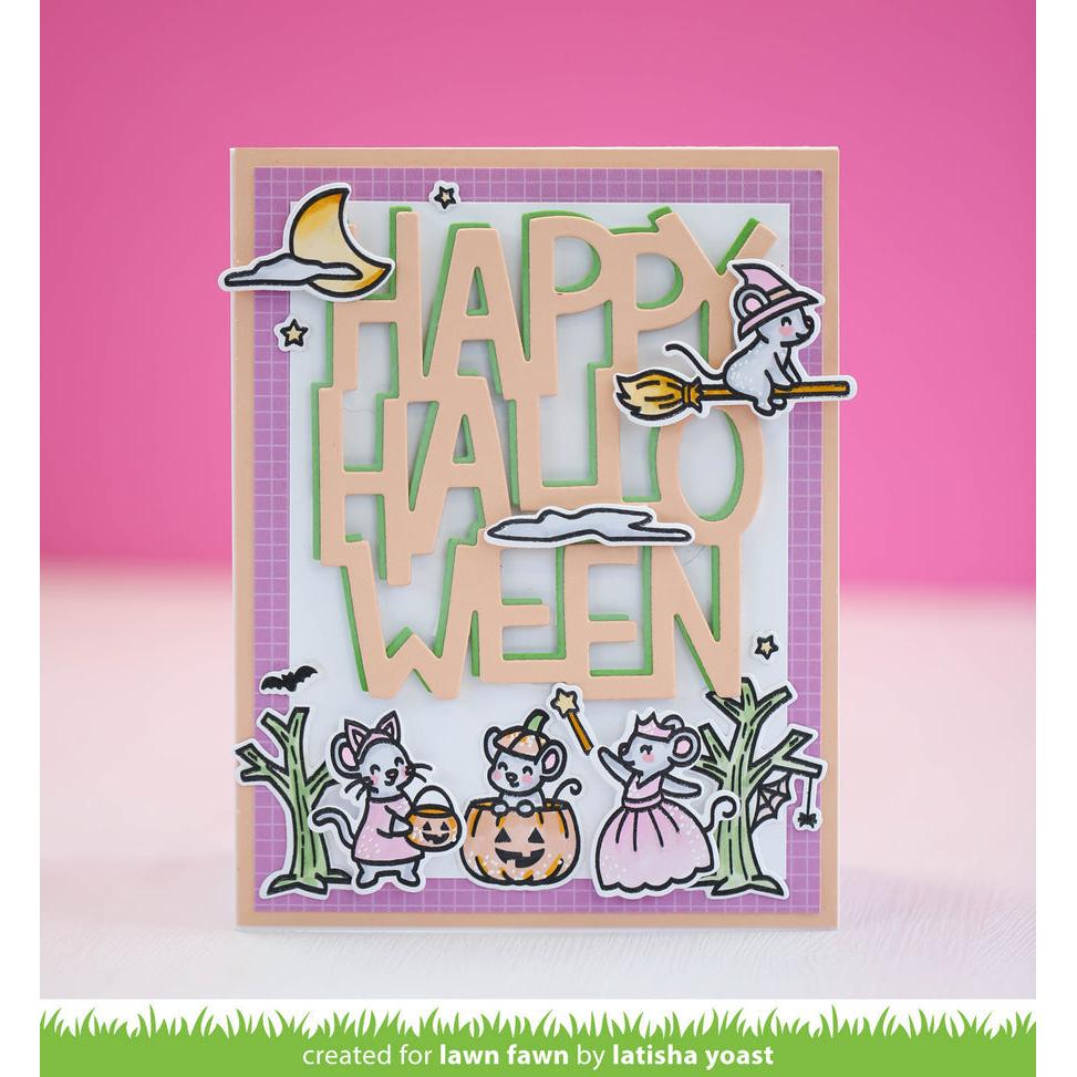 Lawn Fawn - Lawn Cuts - Giant Happy Halloween: Portrait-ScrapbookPal