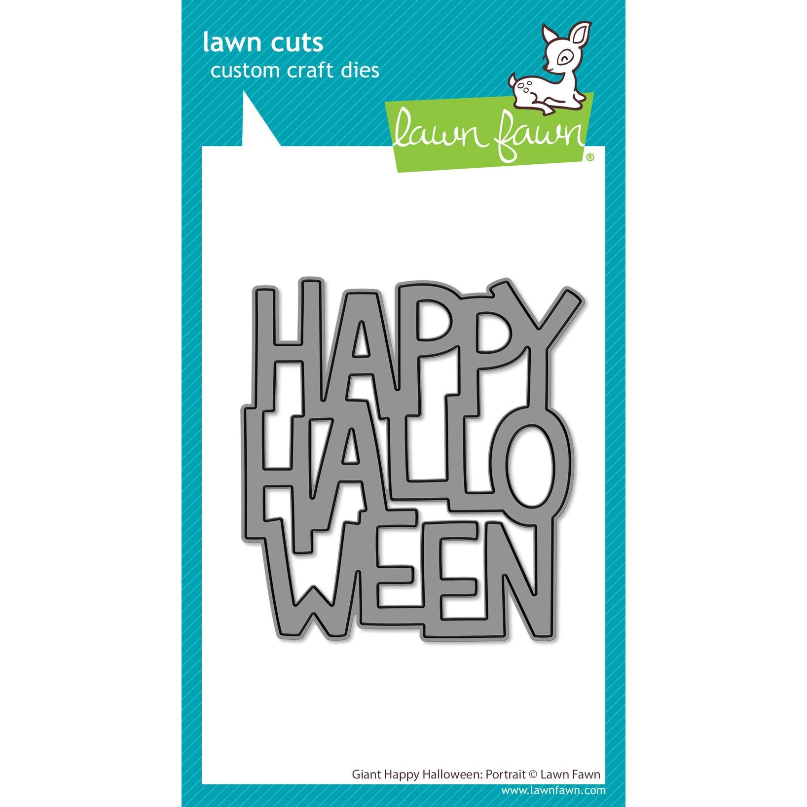 Lawn Fawn - Lawn Cuts - Giant Happy Halloween: Portrait-ScrapbookPal